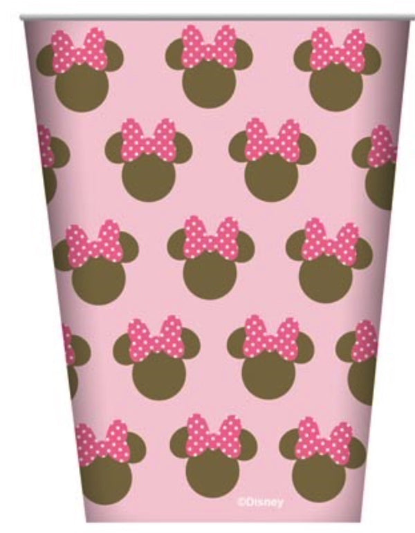 CUPS PAPER 8PK DISNEY MINNIE